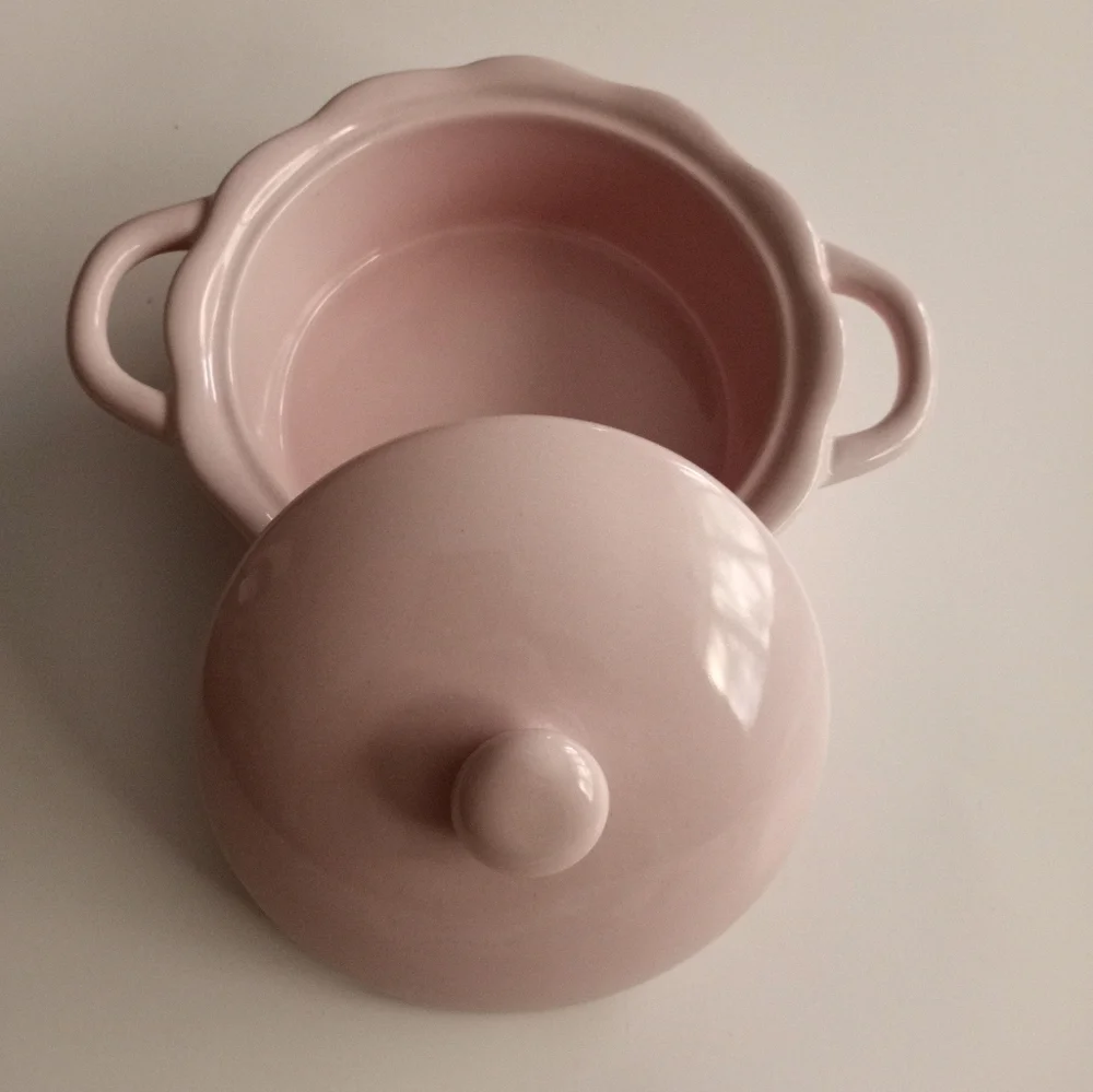 Martha Stewart Pink Stoneware 4 1/2